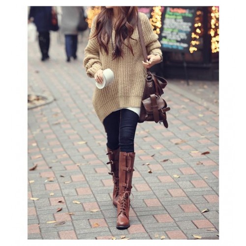Lazy Style Hooded Loose Fit Oversized Long Sleeves Polyester ...